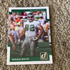 Reggie white eagles card(very rare)